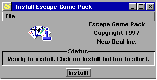 Escape Game Pack Installer