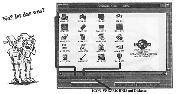 Icon-Verzeichnis auf Diskette