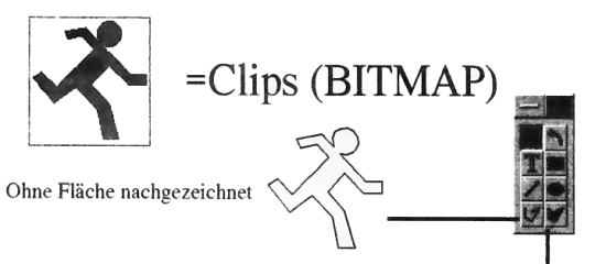 Clips (BITMAP) - ohne Fläche nachgezeichnet