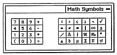 Floating Keyboard: Mathe Symbole