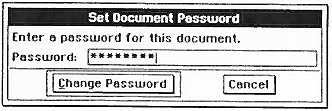 Set Document Password