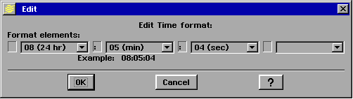 Time format