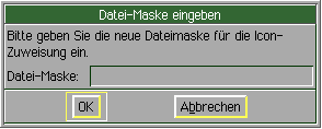 Datei-Maske eingeben